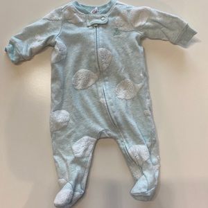 Baby Gap Fleece Footed Sleeper - Size NB